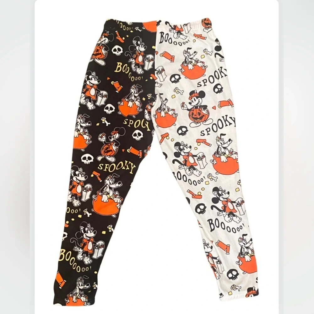 Disney Mickey Mouse Halloween Super Soft Sleepwear Pajama Jogger Pants Minnie - Picture 2 of 7